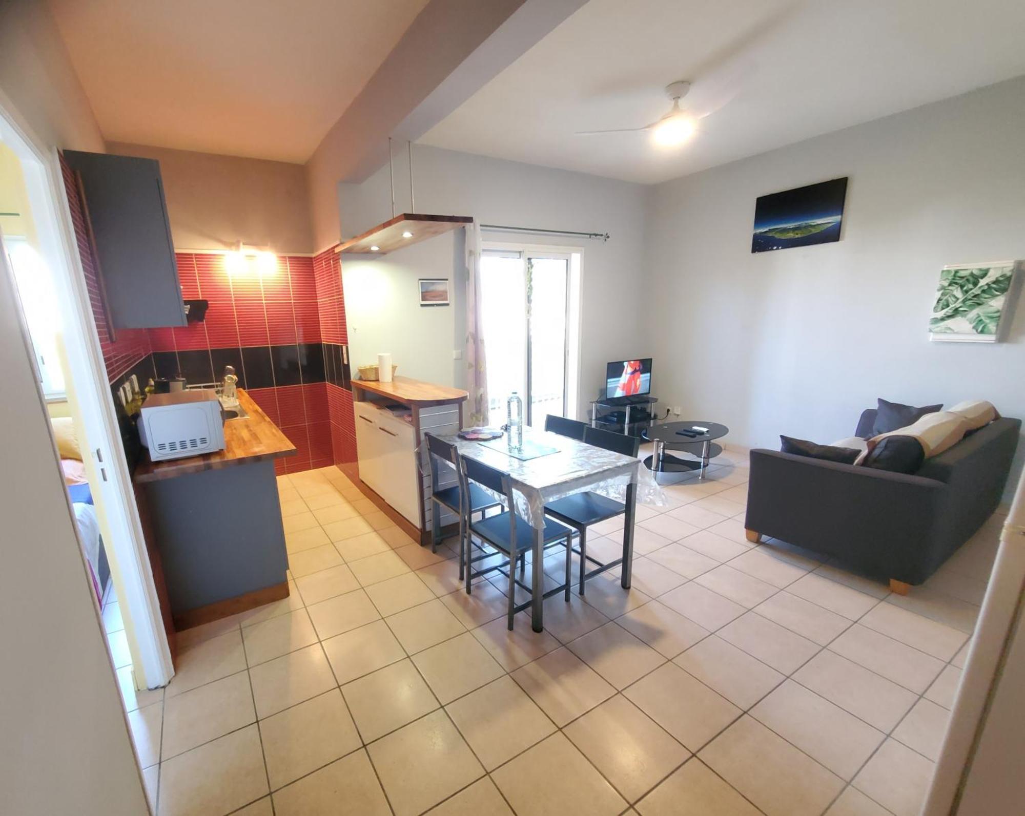 T2 Au Rez De Chaussee, Parking Prive Et Wifi Haut Debit Le Tampon Exterior photo