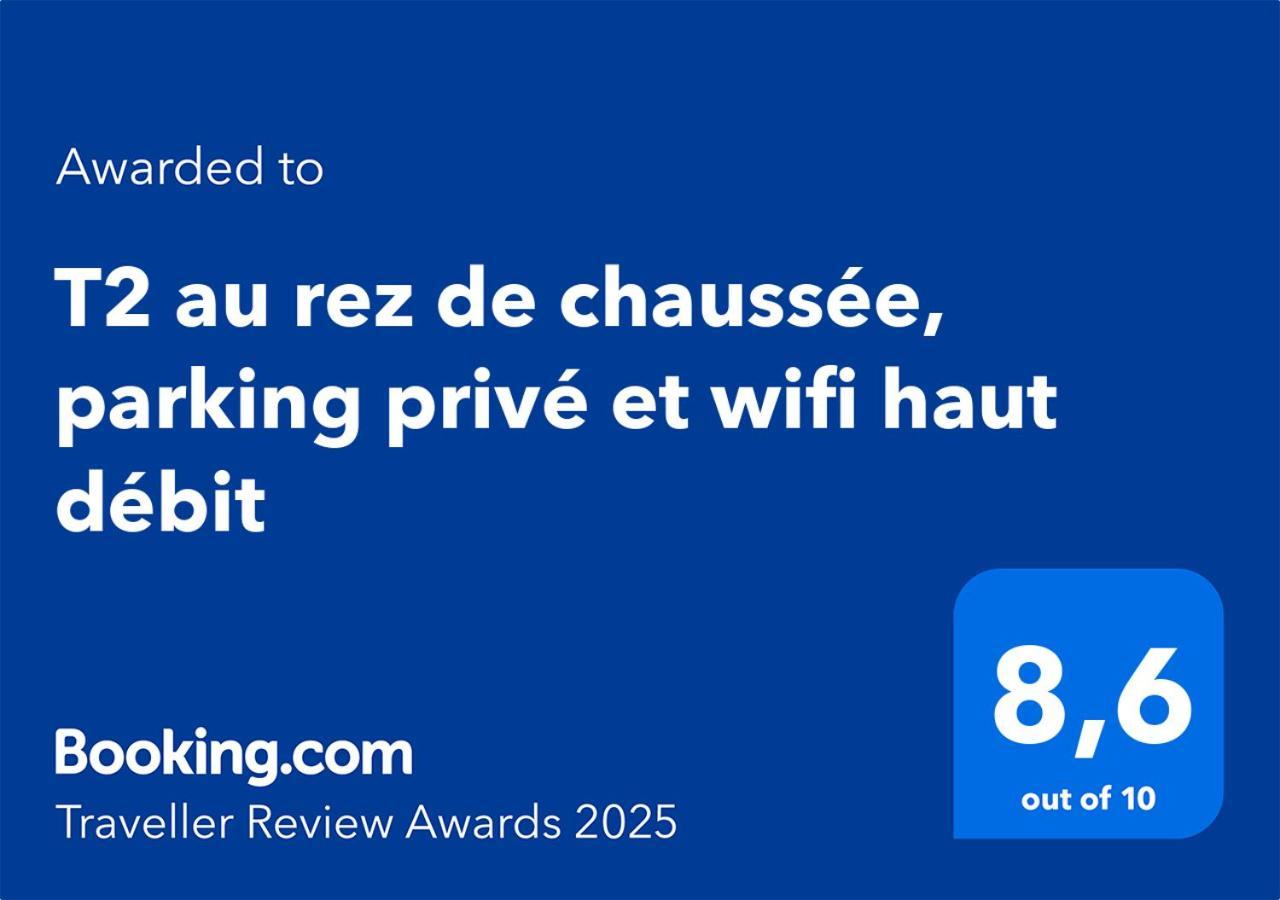 T2 Au Rez De Chaussee, Parking Prive Et Wifi Haut Debit Le Tampon Exterior photo